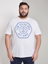T-Shirt mit Print - Männer - White T-Shirt mit Print - Männer - White - 1 - Men Plus