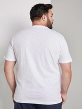 T-Shirt mit Print - Männer - White T-Shirt mit Print - Männer - White - 2 - Men Plus