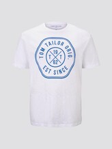 T-Shirt mit Print - Männer - White T-Shirt mit Print - Männer - White - 7 - Men Plus
