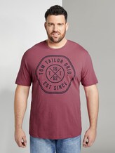 T-Shirt mit Print - Männer - wine rose pink T-Shirt mit Print - Männer - wine rose pink - 1 - Men Plus