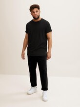 Basic T-Shirts im Doppelpack - Männer - Black Basic T-Shirts im Doppelpack - Männer - Black - 3 - Men Plus
