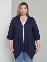 Fließender Cardigan - Frauen - Real Navy Blue Fließender Cardigan - Frauen - Real Navy Blue - 1 - My True Me