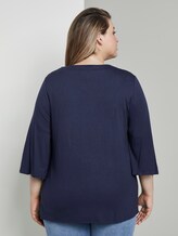Fließender Cardigan - Frauen - Real Navy Blue Fließender Cardigan - Frauen - Real Navy Blue - 2 - My True Me