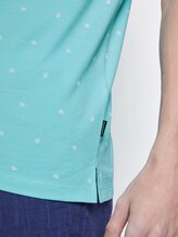 Poloshirt mit Allover-Print - Männer - soft blue small leaves print Poloshirt mit Allover-Print - Männer - soft blue small leaves print - 10 - TOM TAILOR Denim