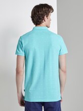 Poloshirt mit Allover-Print - Männer - soft blue small leaves print Poloshirt mit Allover-Print - Männer - soft blue small leaves print - 2 - TOM TAILOR Denim