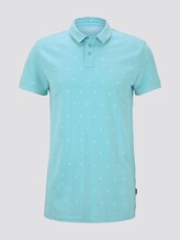 Poloshirt mit Allover-Print - Männer - soft blue small leaves print Poloshirt mit Allover-Print - Männer - soft blue small leaves print - 7 - TOM TAILOR Denim
