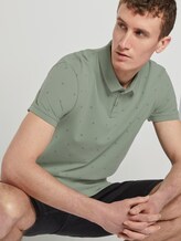 Poloshirt mit Allover-Print - Männer - green small leaves print Poloshirt mit Allover-Print - Männer - green small leaves print - 5 - TOM TAILOR Denim