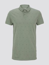 Poloshirt mit Allover-Print - Männer - green small leaves print Poloshirt mit Allover-Print - Männer - green small leaves print - 7 - TOM TAILOR Denim