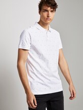 Poloshirt mit Allover-Print - Männer - white green small leaves print Poloshirt mit Allover-Print - Männer - white green small leaves print - 5 - TOM TAILOR Denim