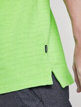 Poloshirt in Melange-Optik mit Stickerei - Männer - neon green white melange Poloshirt in Melange-Optik mit Stickerei - Männer - neon green white melange - 10 - TOM TAILOR Denim