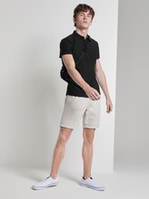 Poloshirt mit Streifenstruktur - Männer - Black Poloshirt mit Streifenstruktur - Männer - Black - 3 - TOM TAILOR Denim