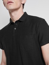 Poloshirt mit Streifenstruktur - Männer - Black Poloshirt mit Streifenstruktur - Männer - Black - 9 - TOM TAILOR Denim
