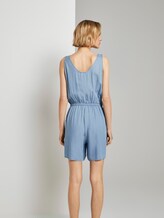 Short sleeveless jumpsuit in a denim look - Women - light stone wash denim Short sleeveless jumpsuit in a denim look - Women - light stone wash denim - 2 - TOM TAILOR Denim
