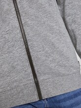 Melierte Sweatjacke mit Stehkragen - Männer - Light Stone Grey Melange Melierte Sweatjacke mit Stehkragen - Männer - Light Stone Grey Melange - 10 - TOM TAILOR Denim