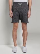 Sweat-Shorts in Melange-Optik - Männer - Black Non-Solid Sweat-Shorts in Melange-Optik - Männer - Black Non-Solid - 1 - TOM TAILOR Denim