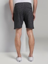 Sweat-Shorts in Melange-Optik - Männer - Black Non-Solid Sweat-Shorts in Melange-Optik - Männer - Black Non-Solid - 2 - TOM TAILOR Denim