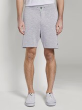 Sweat-Shorts in Melange-Optik - Männer - Light Stone Grey Melange Sweat-Shorts in Melange-Optik - Männer - Light Stone Grey Melange - 1 - TOM TAILOR Denim
