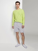Sweat-Shorts in Melange-Optik - Männer - Light Stone Grey Melange Sweat-Shorts in Melange-Optik - Männer - Light Stone Grey Melange - 3 - TOM TAILOR Denim