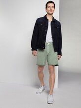 Sweat-Shorts im Washed-Look - Männer - Dusty Leave Green Sweat-Shorts im Washed-Look - Männer - Dusty Leave Green - 3 - TOM TAILOR Denim