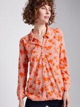 T-shirt met patroon - Vrouwen - small orange coral flower T-shirt met patroon - Vrouwen - small orange coral flower - 5 - TOM TAILOR
