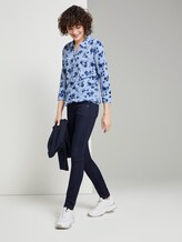 gemustertes T-shirt - Frauen - small blue navy flower gemustertes T-shirt - Frauen - small blue navy flower - 3 - TOM TAILOR