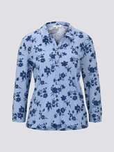 gemustertes T-shirt - Frauen - small blue navy flower gemustertes T-shirt - Frauen - small blue navy flower - 7 - TOM TAILOR