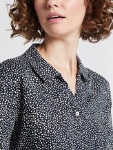 T-shirt met patroon - Vrouwen - navy minimal structure T-shirt met patroon - Vrouwen - navy minimal structure - 9 - TOM TAILOR