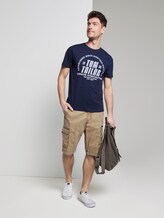 T-Shirt mit Logo-Print - Männer - Black Iris Blue T-Shirt mit Logo-Print - Männer - Black Iris Blue - 3 - TOM TAILOR