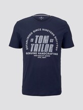 T-Shirt mit Logo-Print - Männer - Black Iris Blue T-Shirt mit Logo-Print - Männer - Black Iris Blue - 7 - TOM TAILOR