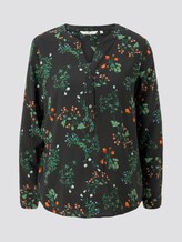 Blouse - Vrouwen - black floral design Blouse - Vrouwen - black floral design - 7 - TOM TAILOR