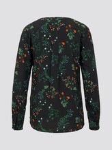 Blouse - Vrouwen - black floral design Blouse - Vrouwen - black floral design - 8 - TOM TAILOR