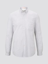 Patterned shirt with turn-ups - Men - white oval dot minimal print Patterned shirt with turn-ups - Men - white oval dot minimal print - 7 - TOM TAILOR Denim