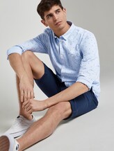 Overhemd met opdruk - Mannen - light blue dot square print Overhemd met opdruk - Mannen - light blue dot square print - 5 - TOM TAILOR Denim