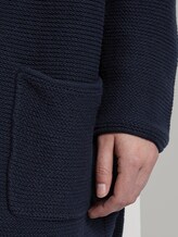 Strukturierter Cardigan aus Baumwolle - Frauen - Sky Captain Blue Strukturierter Cardigan aus Baumwolle - Frauen - Sky Captain Blue - 10 - TOM TAILOR