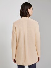 Strukturierter Cardigan aus Baumwolle - Frauen - soft vanilla Strukturierter Cardigan aus Baumwolle - Frauen - soft vanilla - 2 - TOM TAILOR