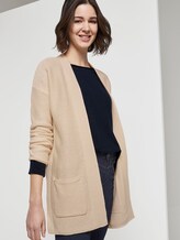 Strukturierter Cardigan aus Baumwolle - Frauen - soft vanilla Strukturierter Cardigan aus Baumwolle - Frauen - soft vanilla - 5 - TOM TAILOR