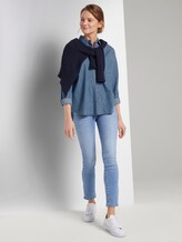 Jeansbluse im Loose-Fit - Frauen - Blue Denim Jeansbluse im Loose-Fit - Frauen - Blue Denim - 3 - TOM TAILOR