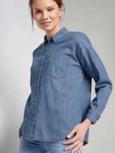 Jeansbluse im Loose-Fit - Frauen - Blue Denim Jeansbluse im Loose-Fit - Frauen - Blue Denim - 5 - TOM TAILOR