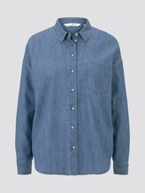 Jeansbluse im Loose-Fit - Frauen - Blue Denim Jeansbluse im Loose-Fit - Frauen - Blue Denim - 7 - TOM TAILOR