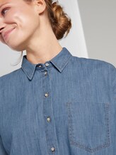 Jeansbluse im Loose-Fit - Frauen - Blue Denim Jeansbluse im Loose-Fit - Frauen - Blue Denim - 9 - TOM TAILOR