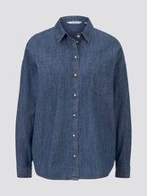 Denim blouse in a loose fit - Women - dark stone wash denim Denim blouse in a loose fit - Women - dark stone wash denim - 7 - TOM TAILOR
