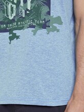Meliertes T-Shirt mit Print - Männer - blue mocktwist Meliertes T-Shirt mit Print - Männer - blue mocktwist - 10 - TOM TAILOR