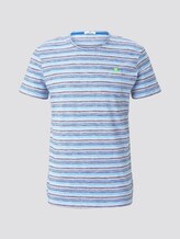 Bunt gestreiftes T-Shirt mit Brusttasche - Männer - blue multi fine stripe Bunt gestreiftes T-Shirt mit Brusttasche - Männer - blue multi fine stripe - 7 - TOM TAILOR