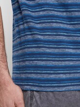 Bunt gestreiftes T-Shirt mit Brusttasche - Männer - blue teal multi fine stripe Bunt gestreiftes T-Shirt mit Brusttasche - Männer - blue teal multi fine stripe - 10 - TOM TAILOR