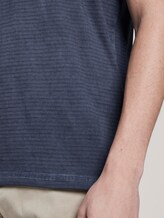 Gestreiftes Henley-T-Shirt mit Logo-Stickerei - Männer - Black Iris Blue Gestreiftes Henley-T-Shirt mit Logo-Stickerei - Männer - Black Iris Blue - 10 - TOM TAILOR