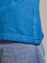 Gestreiftes Henley-T-Shirt mit Logo-Stickerei - Männer - Electric Teal Blue Gestreiftes Henley-T-Shirt mit Logo-Stickerei - Männer - Electric Teal Blue - 10 - TOM TAILOR