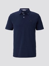 Poloshirt mit Logo-Patch - Männer - Black Iris Blue Poloshirt mit Logo-Patch - Männer - Black Iris Blue - 7 - TOM TAILOR