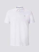 Poloshirt mit Logo-Patch - Männer - White Poloshirt mit Logo-Patch - Männer - White - 7 - TOM TAILOR