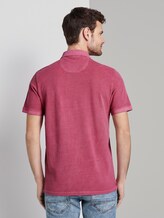 Poloshirt mit Logo-Patch - Männer - wine rose pink Poloshirt mit Logo-Patch - Männer - wine rose pink - 2 - TOM TAILOR