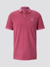 Poloshirt mit Logo-Patch - Männer - wine rose pink Poloshirt mit Logo-Patch - Männer - wine rose pink - 7 - TOM TAILOR